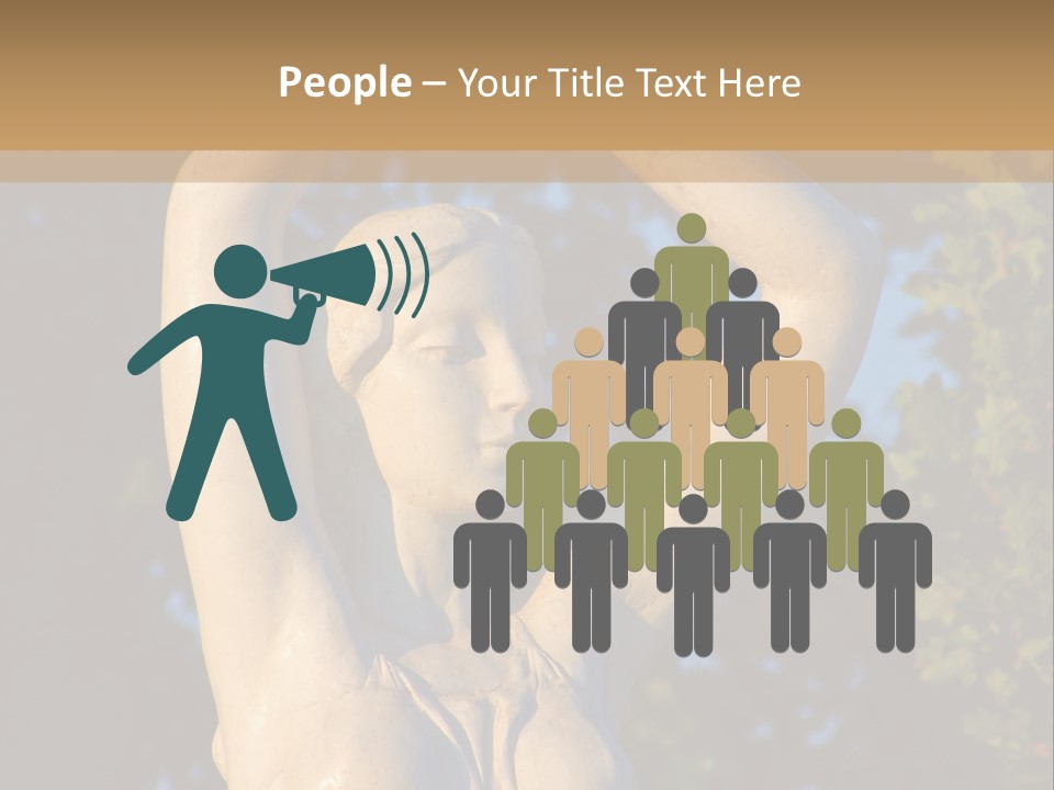 Art Antique Woman PowerPoint Template