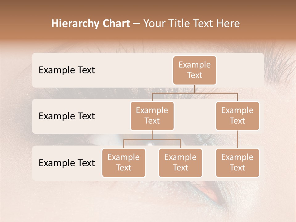 Beautiful Eyeshadows Cilia PowerPoint Template