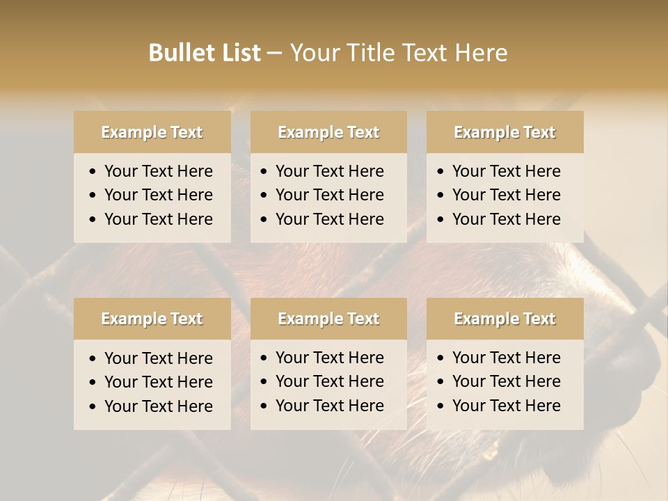 Fence Outdoor Canine PowerPoint Template