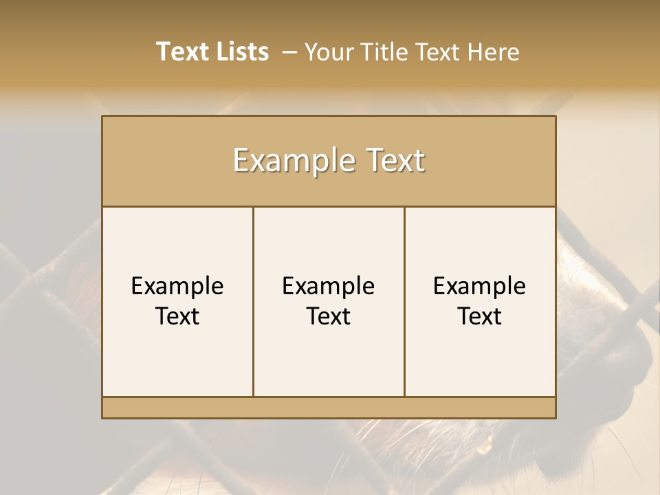 Fence Outdoor Canine PowerPoint Template