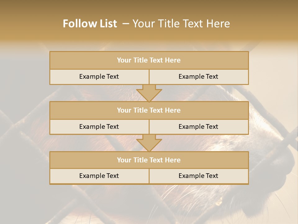 Fence Outdoor Canine PowerPoint Template