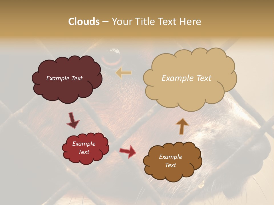 Fence Outdoor Canine PowerPoint Template