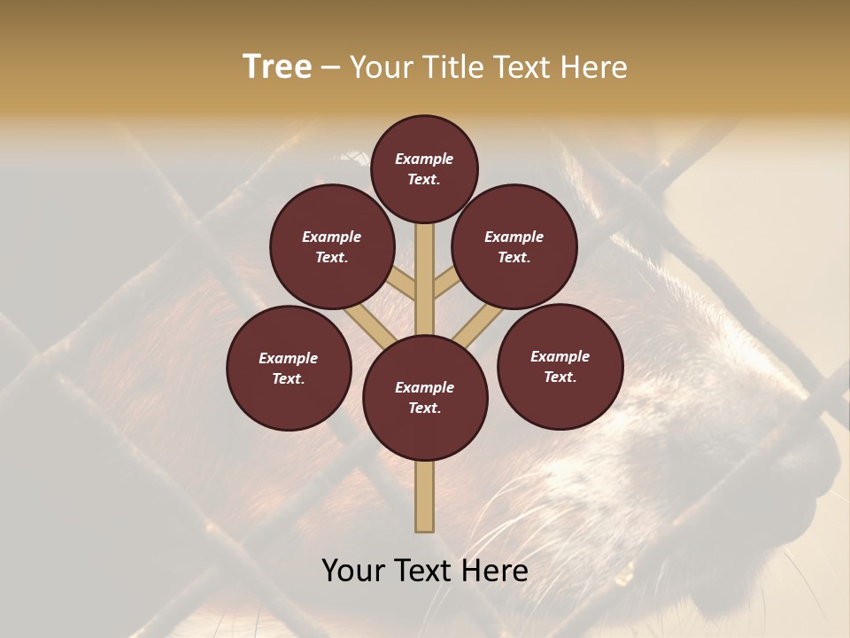 Fence Outdoor Canine PowerPoint Template