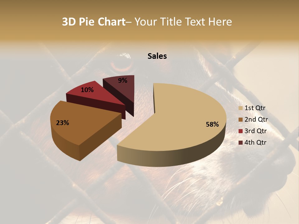 Fence Outdoor Canine PowerPoint Template