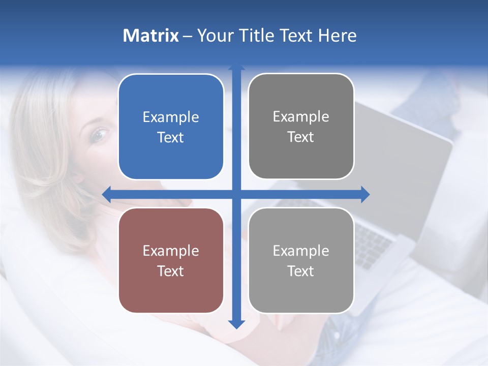 Notebook Web Female PowerPoint Template