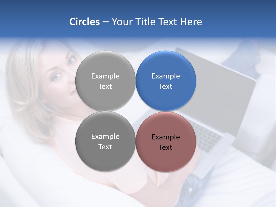 Notebook Web Female PowerPoint Template