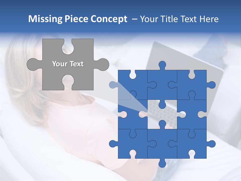 Notebook Web Female PowerPoint Template