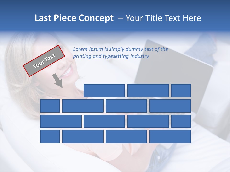 Notebook Web Female PowerPoint Template