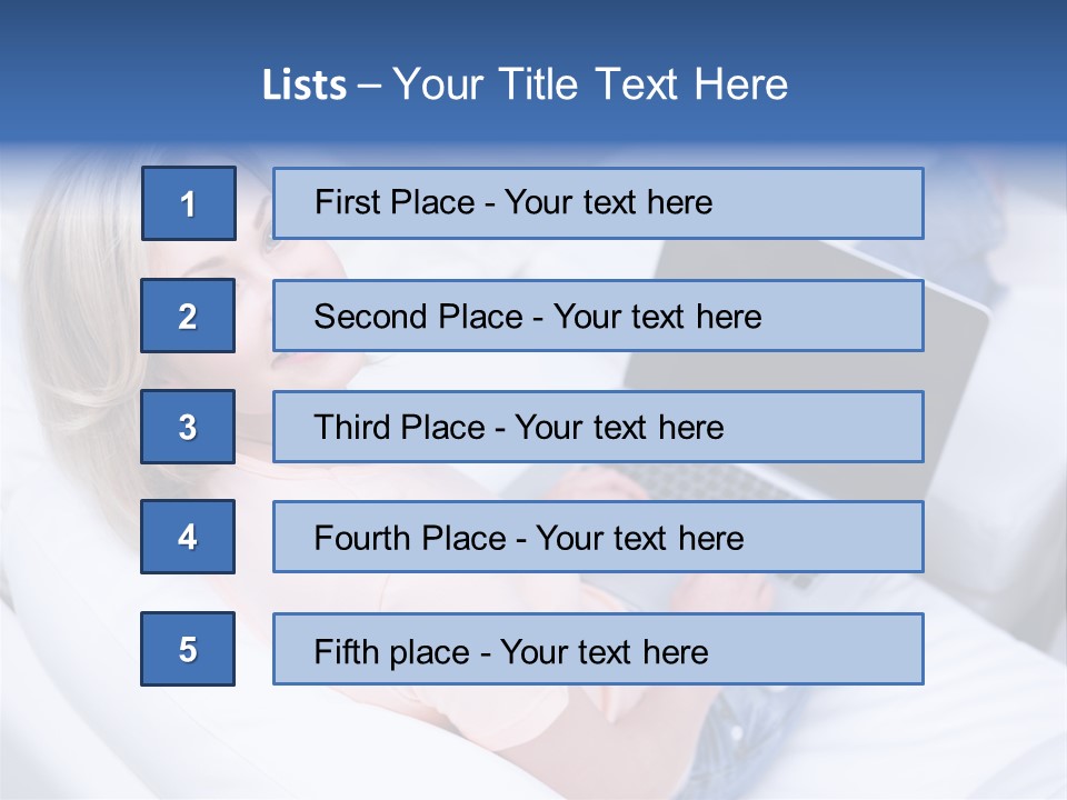 Notebook Web Female PowerPoint Template
