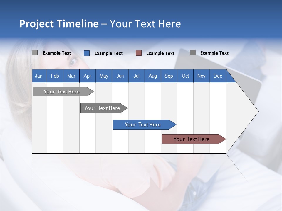Notebook Web Female PowerPoint Template