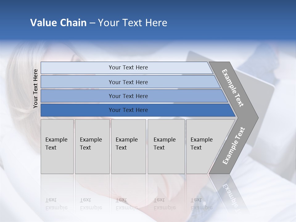 Notebook Web Female PowerPoint Template