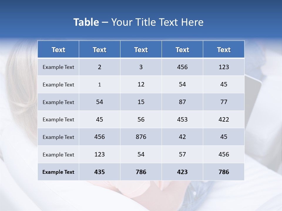 Notebook Web Female PowerPoint Template