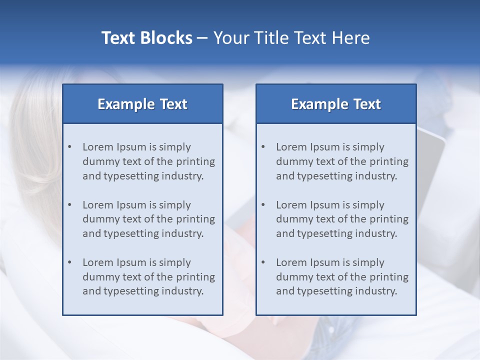 Notebook Web Female PowerPoint Template