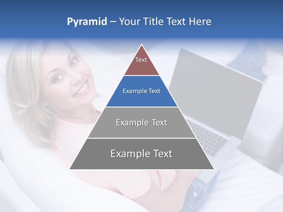 Notebook Web Female PowerPoint Template