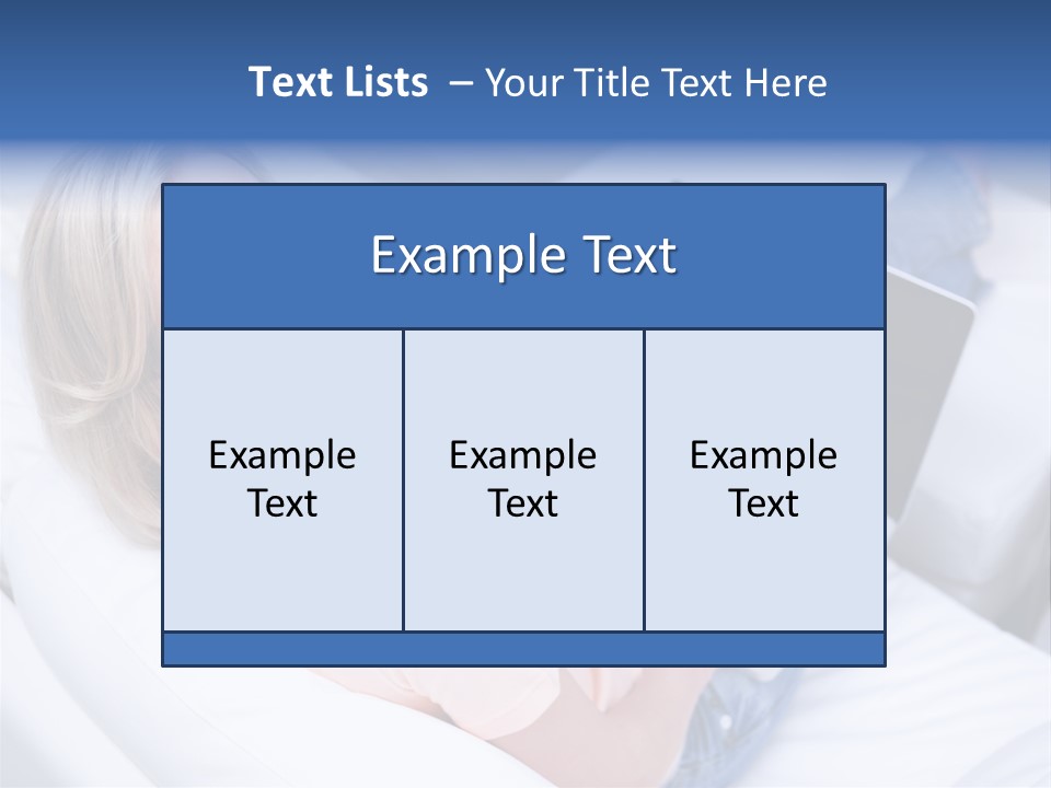 Notebook Web Female PowerPoint Template