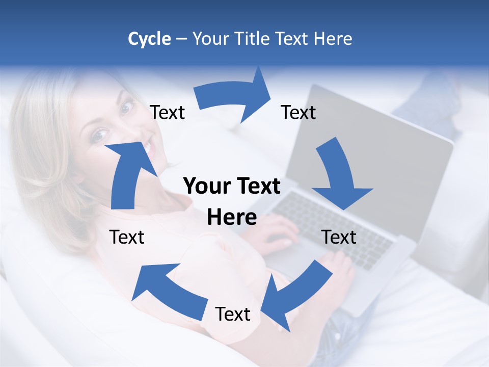 Notebook Web Female PowerPoint Template