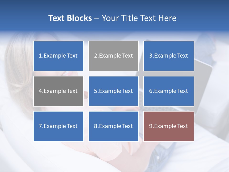 Notebook Web Female PowerPoint Template