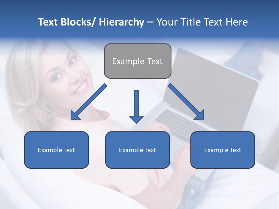 Notebook Web Female PowerPoint Template