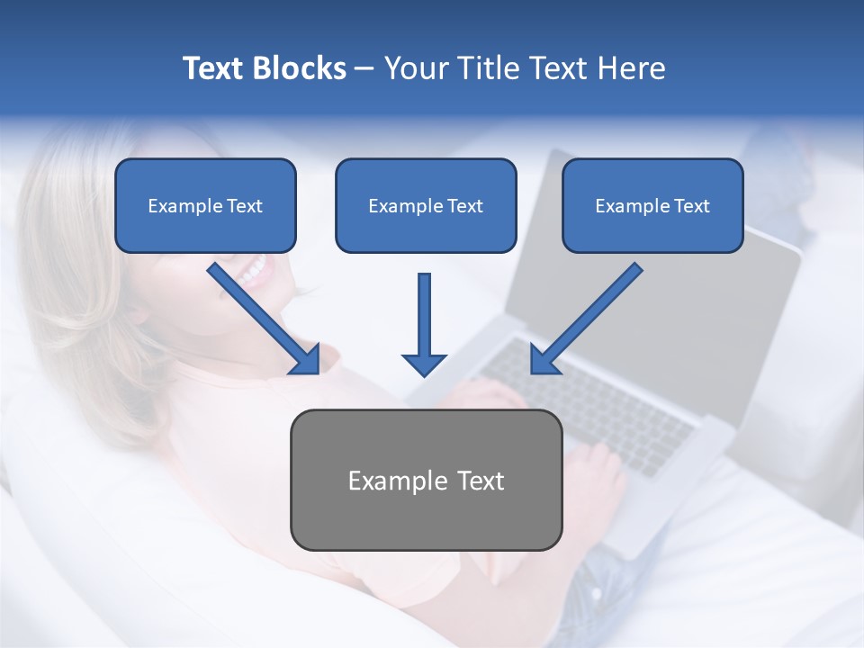 Notebook Web Female PowerPoint Template