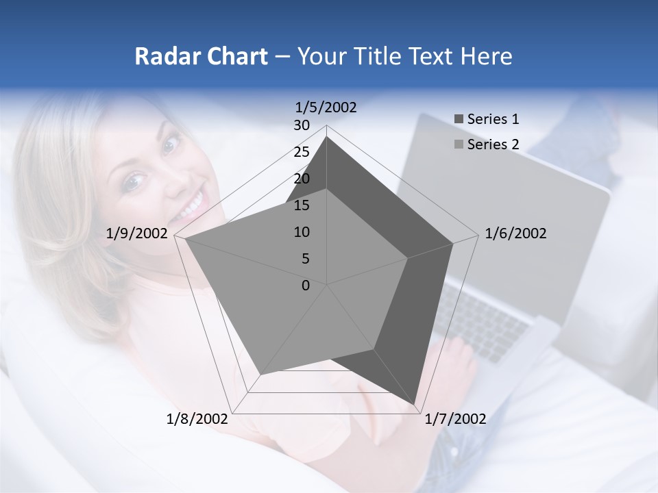 Notebook Web Female PowerPoint Template