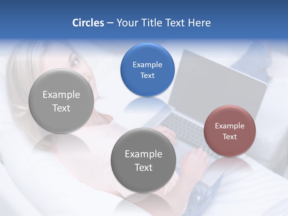 Notebook Web Female PowerPoint Template