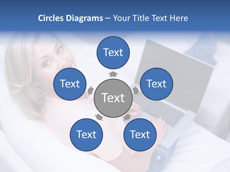 Notebook Web Female PowerPoint Template