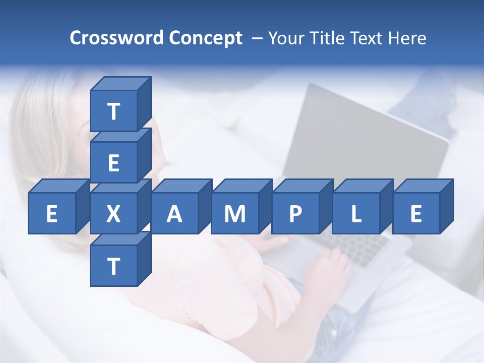 Notebook Web Female PowerPoint Template