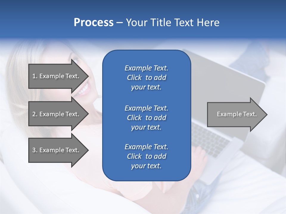 Notebook Web Female PowerPoint Template