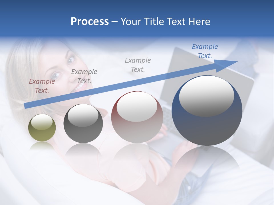 Notebook Web Female PowerPoint Template
