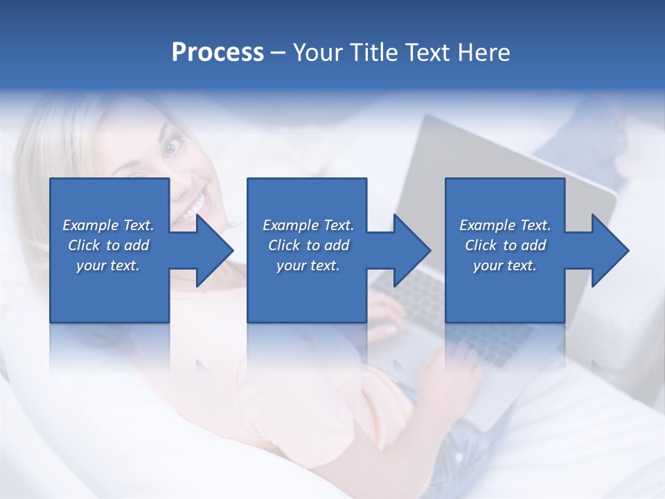 Notebook Web Female PowerPoint Template