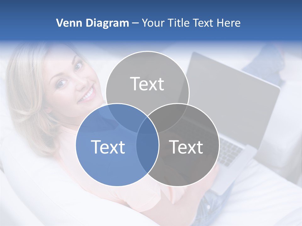 Notebook Web Female PowerPoint Template