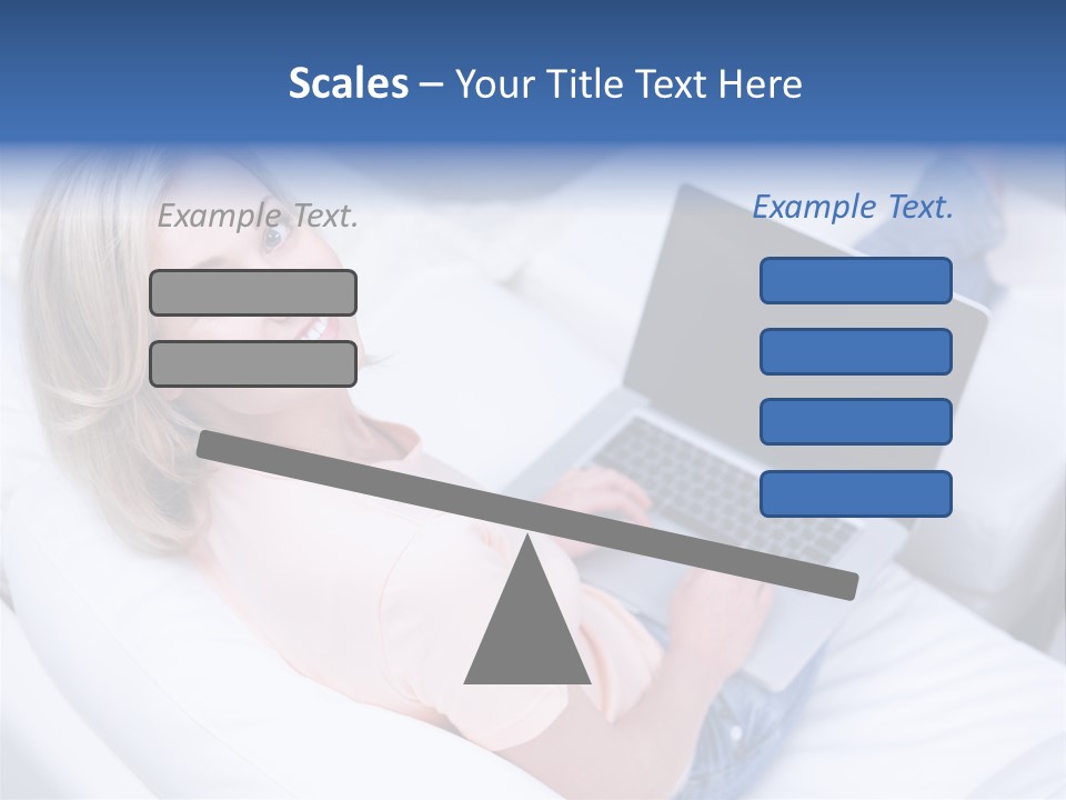 Notebook Web Female PowerPoint Template