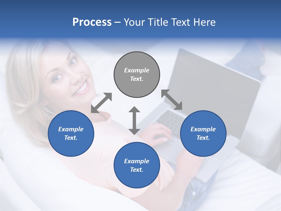 Notebook Web Female PowerPoint Template