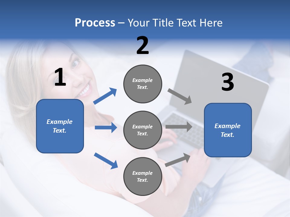 Notebook Web Female PowerPoint Template