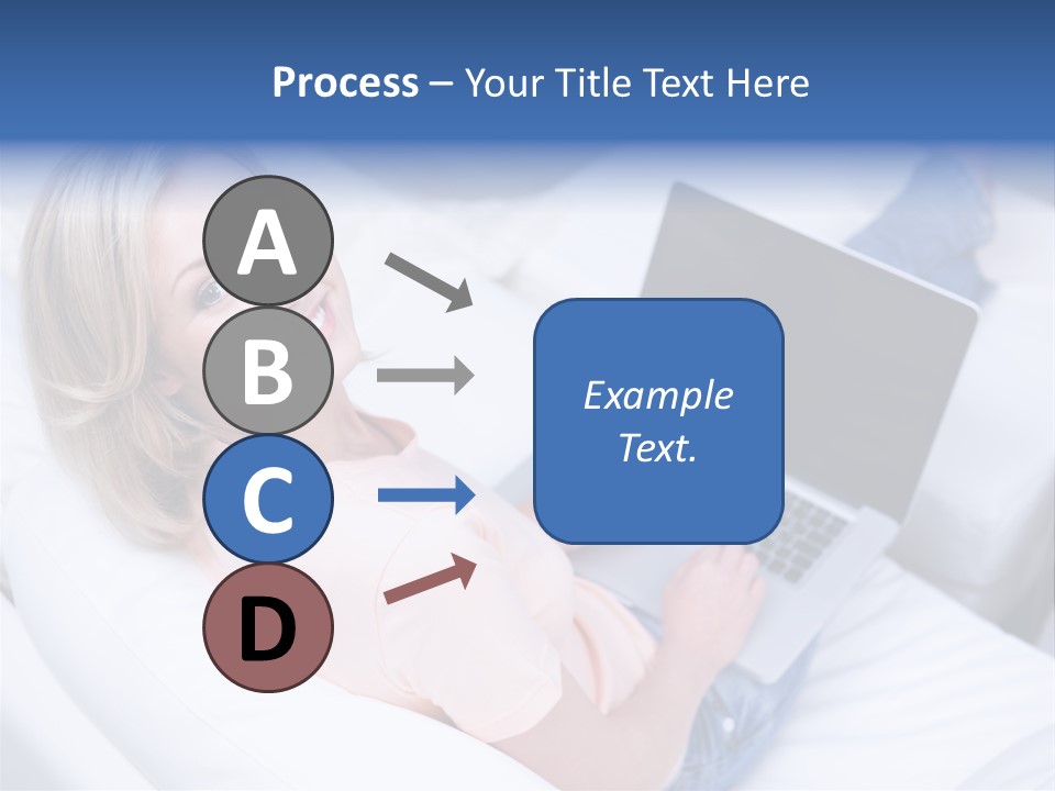 Notebook Web Female PowerPoint Template