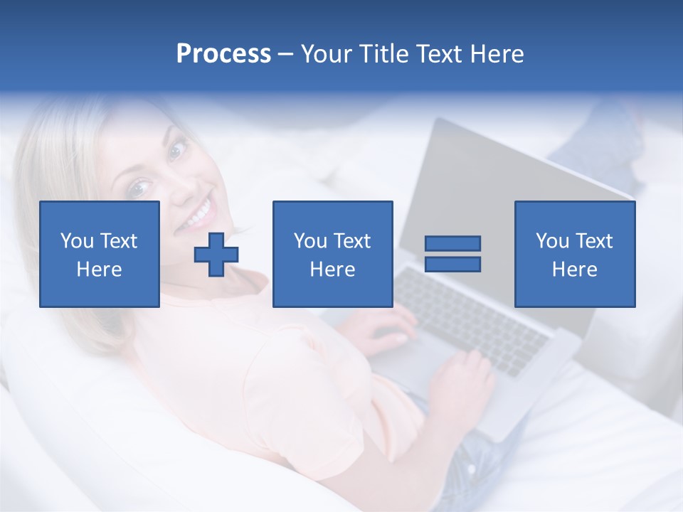 Notebook Web Female PowerPoint Template