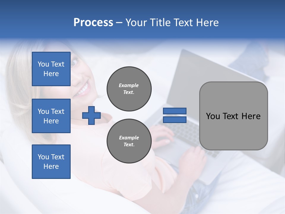 Notebook Web Female PowerPoint Template