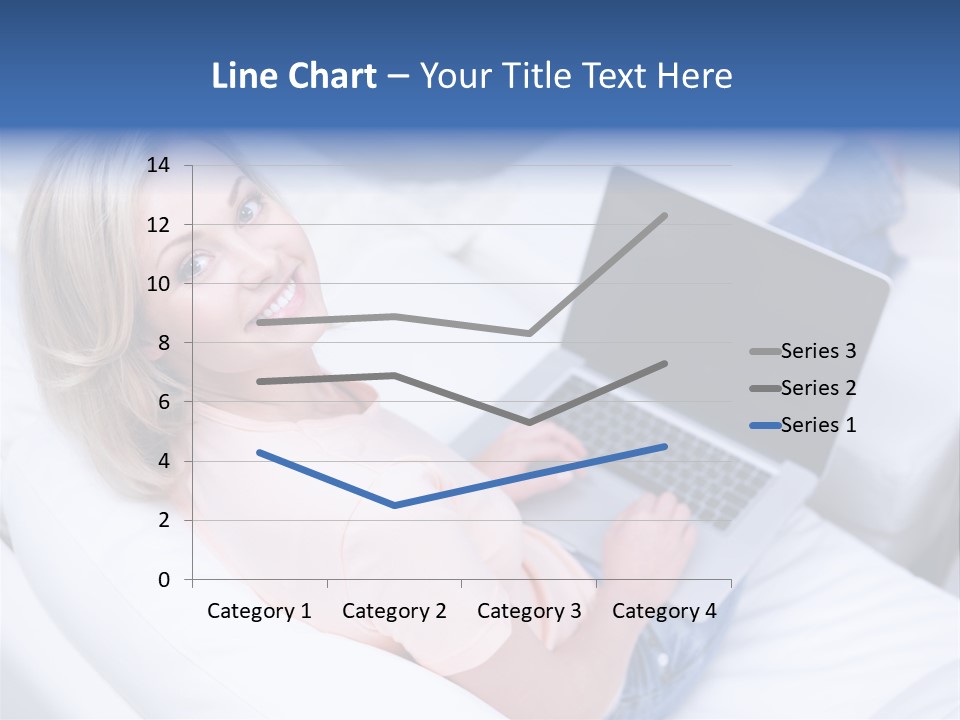 Notebook Web Female PowerPoint Template