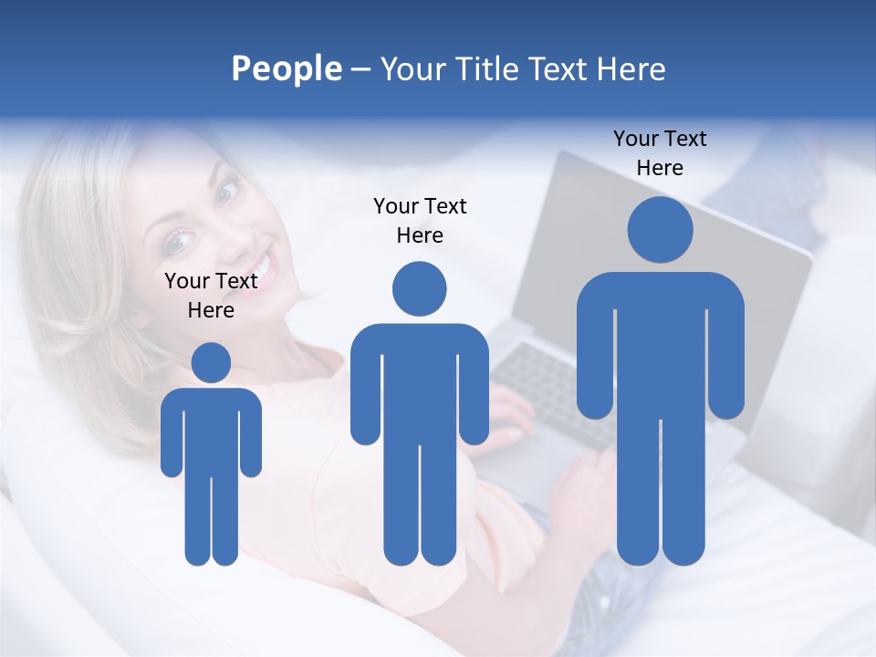 Notebook Web Female PowerPoint Template