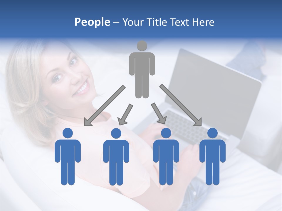 Notebook Web Female PowerPoint Template