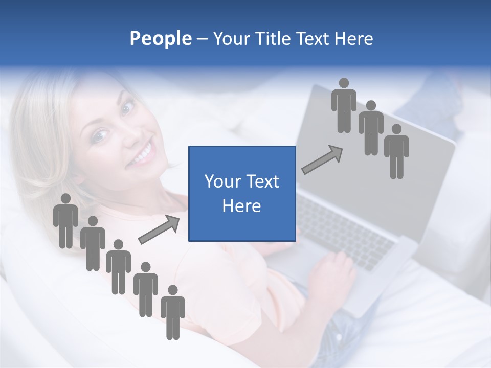 Notebook Web Female PowerPoint Template