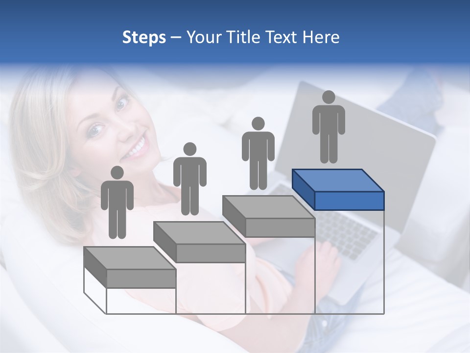 Notebook Web Female PowerPoint Template