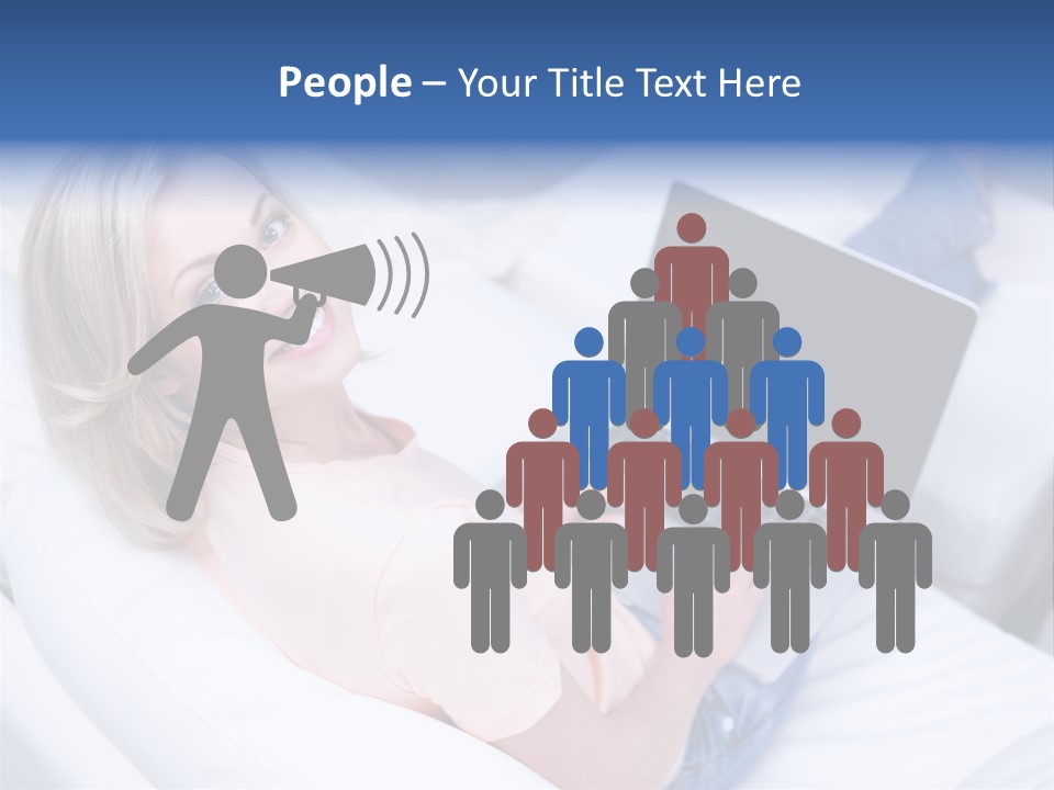 Notebook Web Female PowerPoint Template