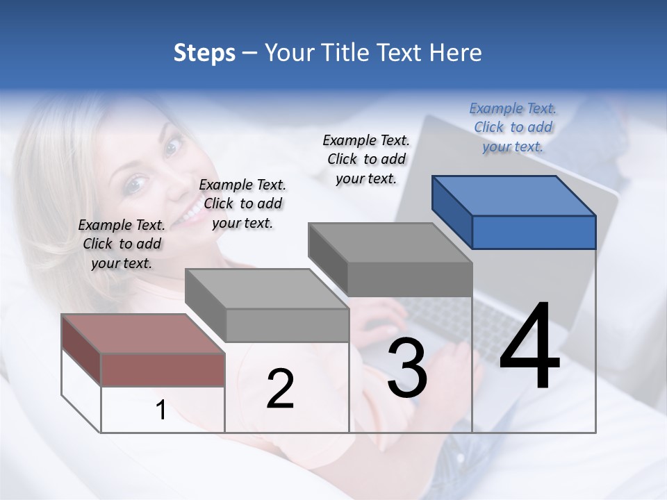 Notebook Web Female PowerPoint Template