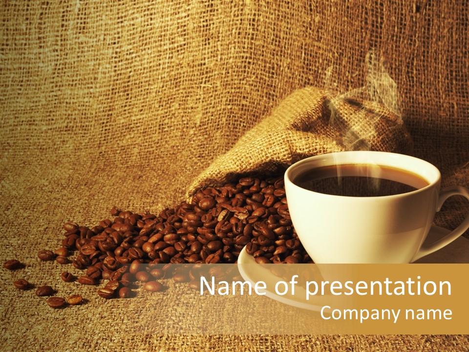 Java Stimulant Pause PowerPoint Template