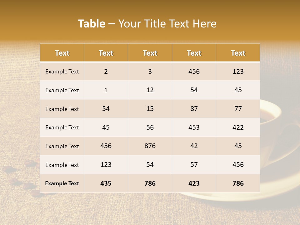 Java Stimulant Pause PowerPoint Template