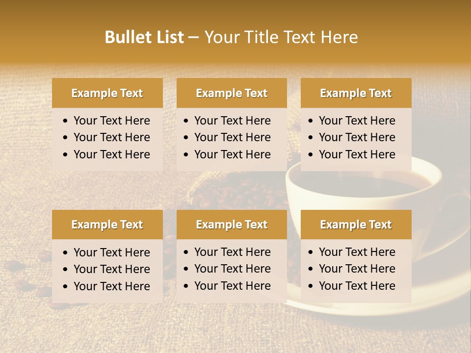 Java Stimulant Pause PowerPoint Template