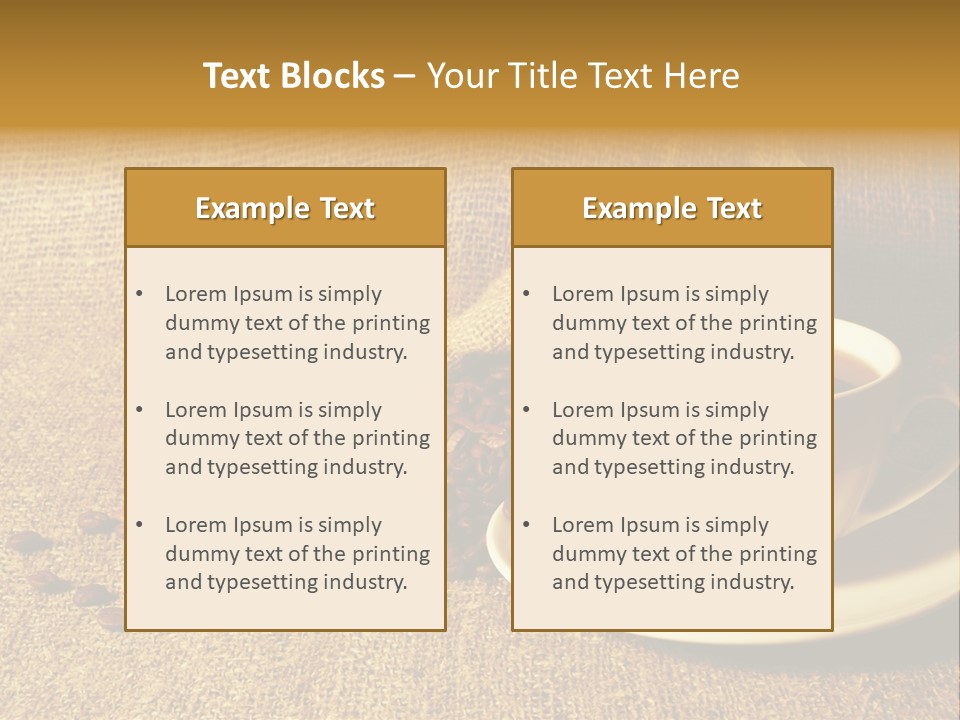 Java Stimulant Pause PowerPoint Template