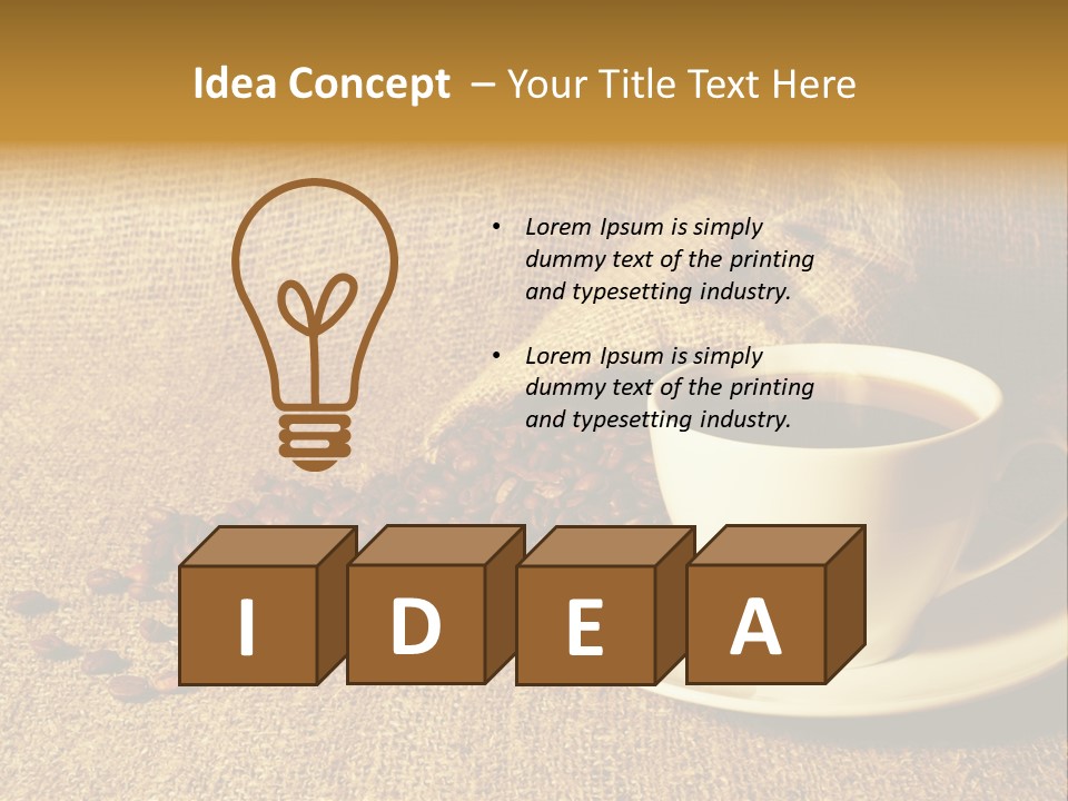Java Stimulant Pause PowerPoint Template