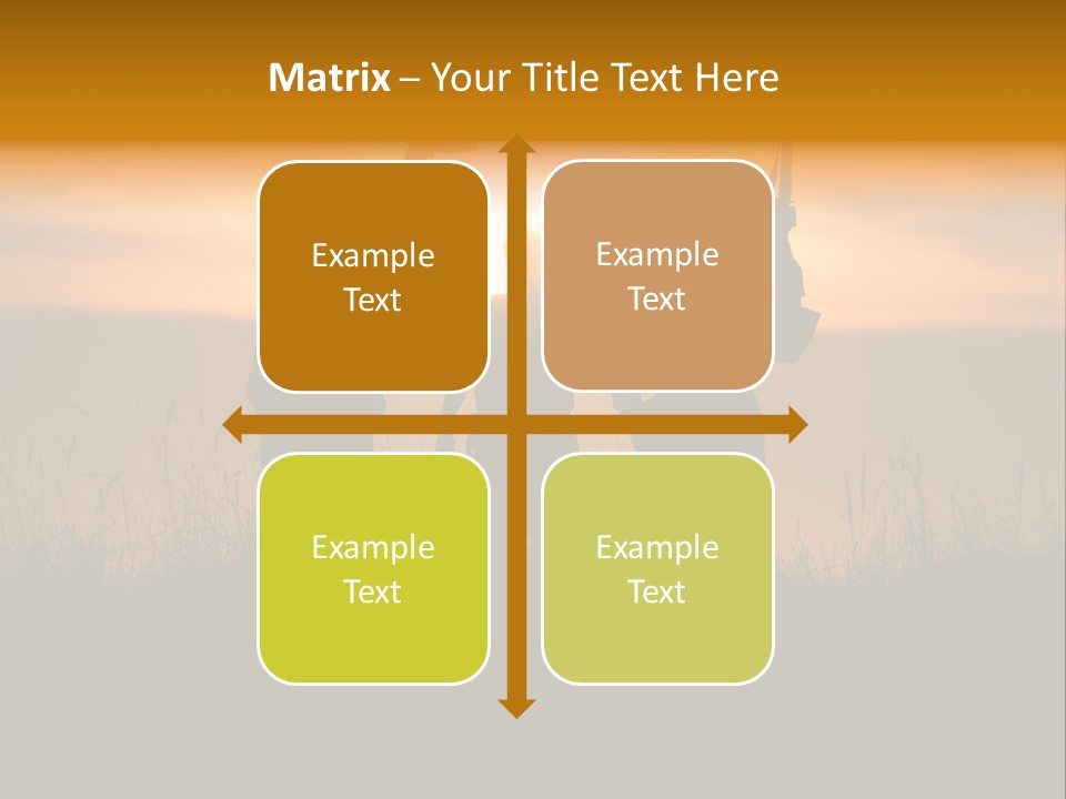 Terrorism Firearm Fighter PowerPoint Template